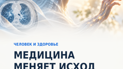Медицина меняет исход. Четыре результата для здоровья человека.