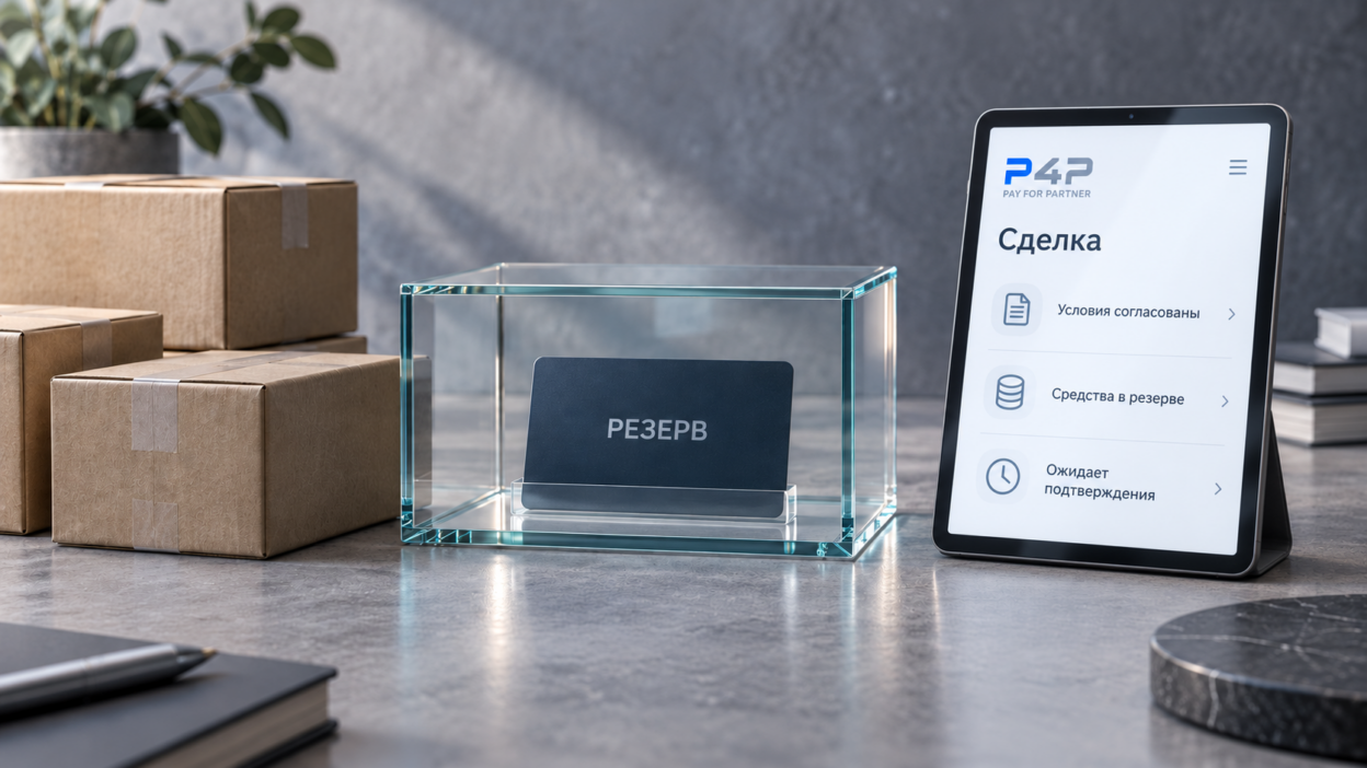 Условия сделки, резерв средств и планшет с интерфейсом P4P